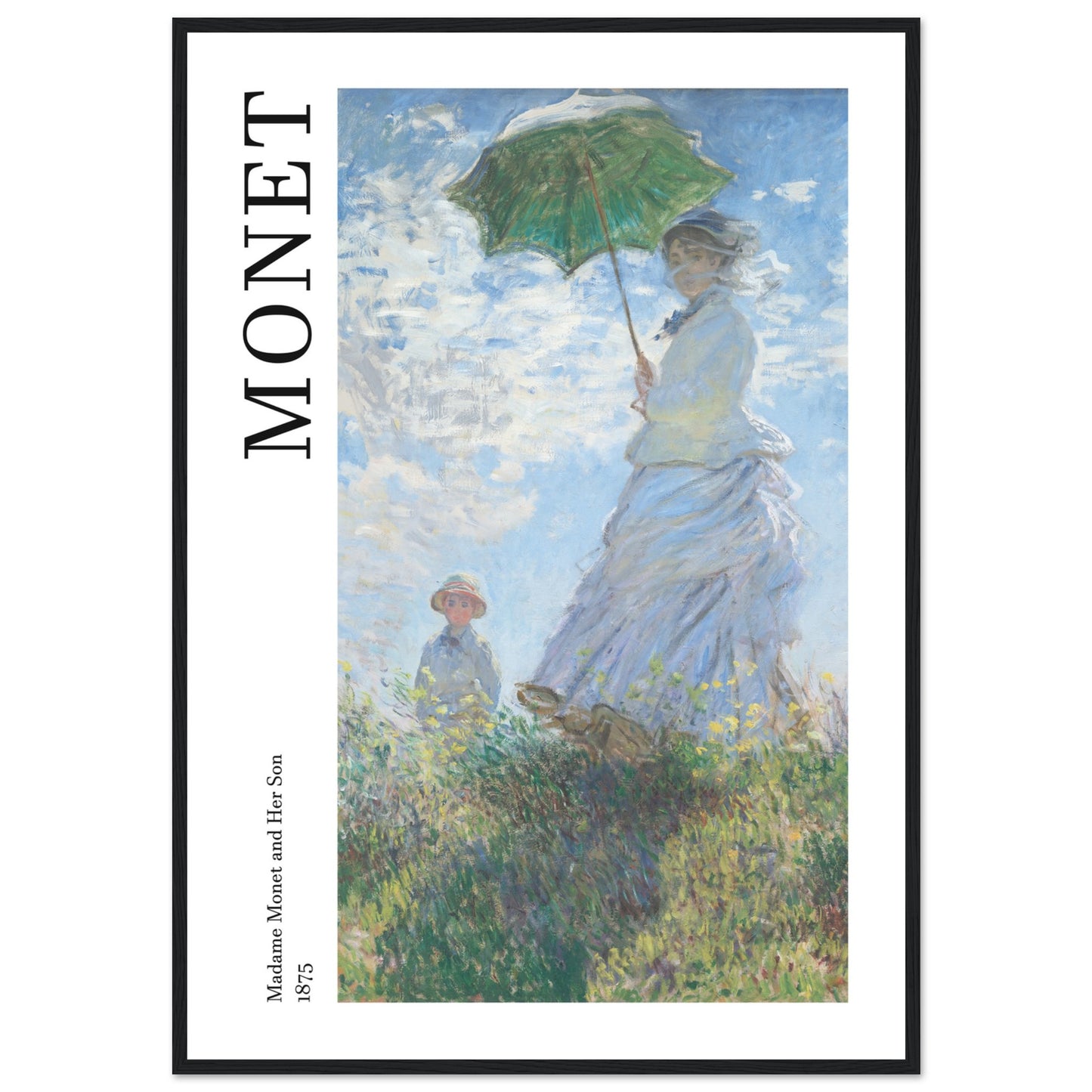 Madame Monet and Her Son Print