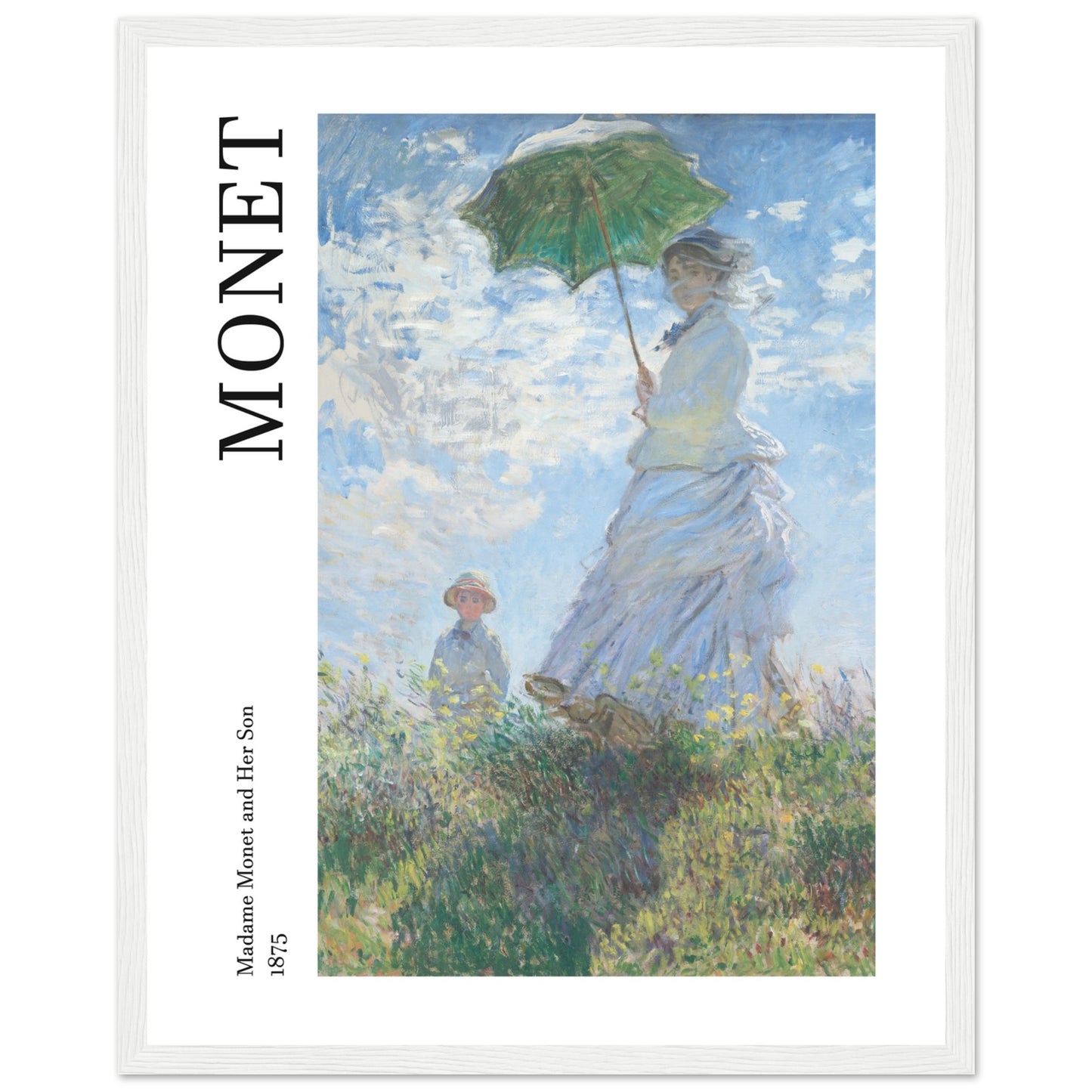 Madame Monet and Her Son Print