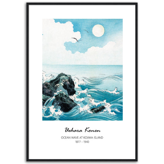 Ocean Waves at Kojima Island Print