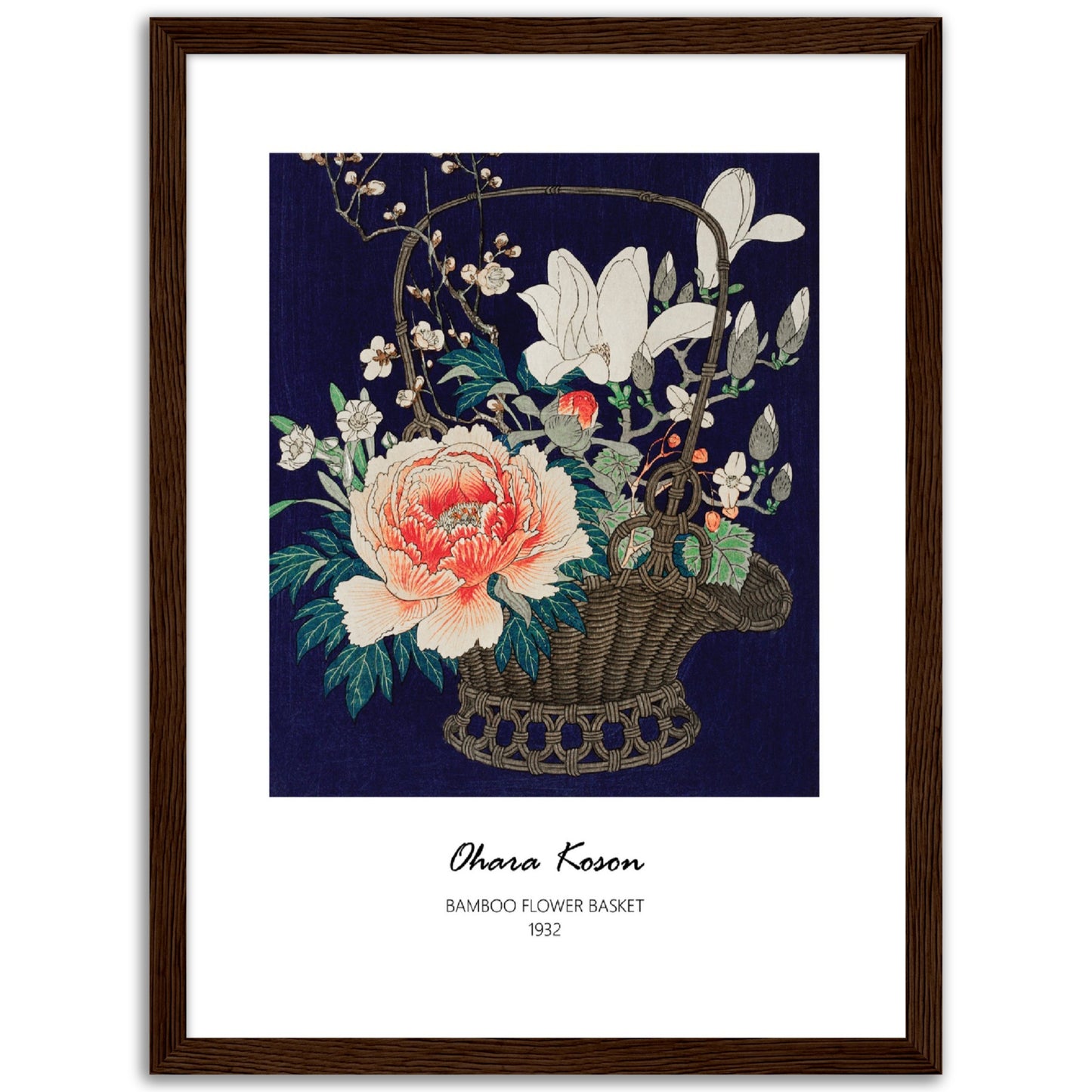 Bamboo Flower Basket Print