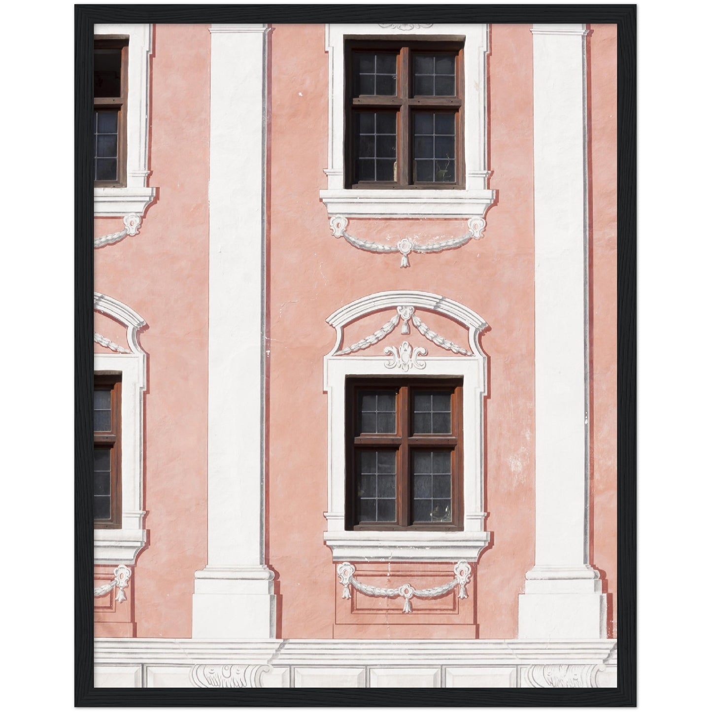 Pink Building Print