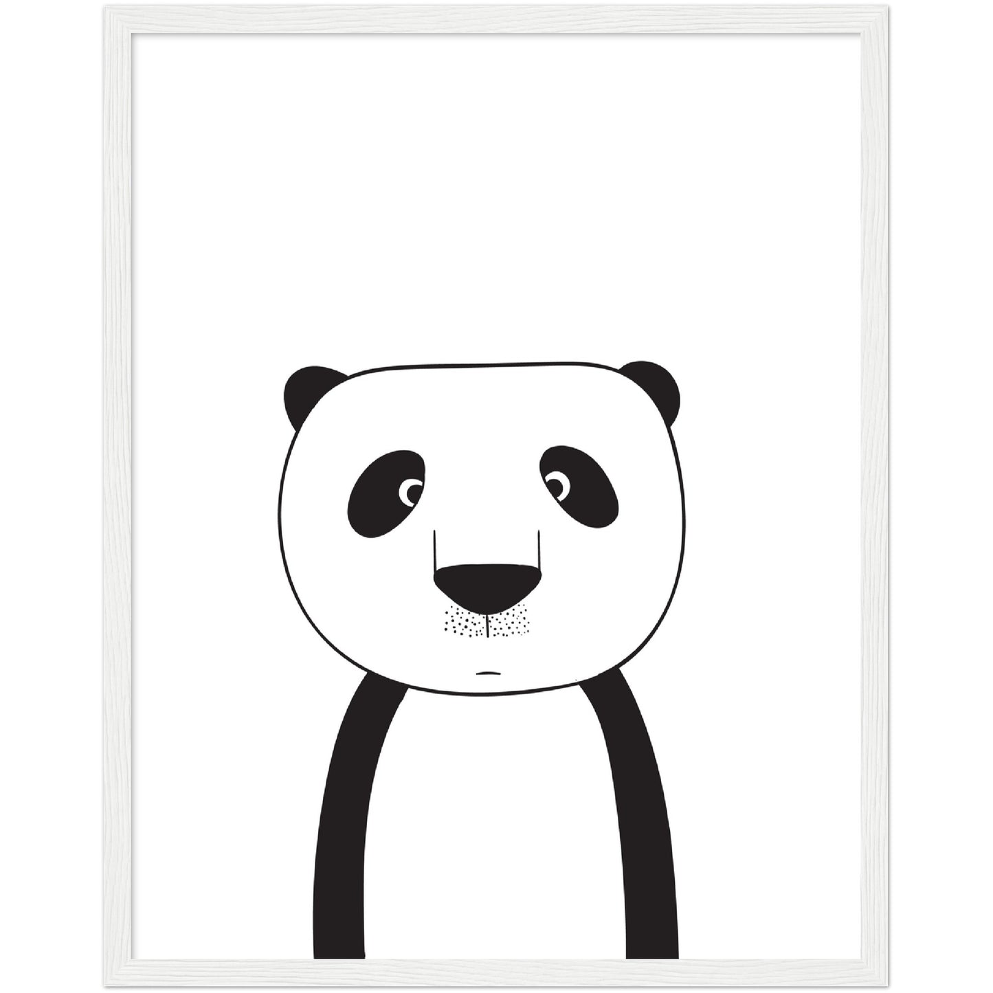 Panda Line Art Print