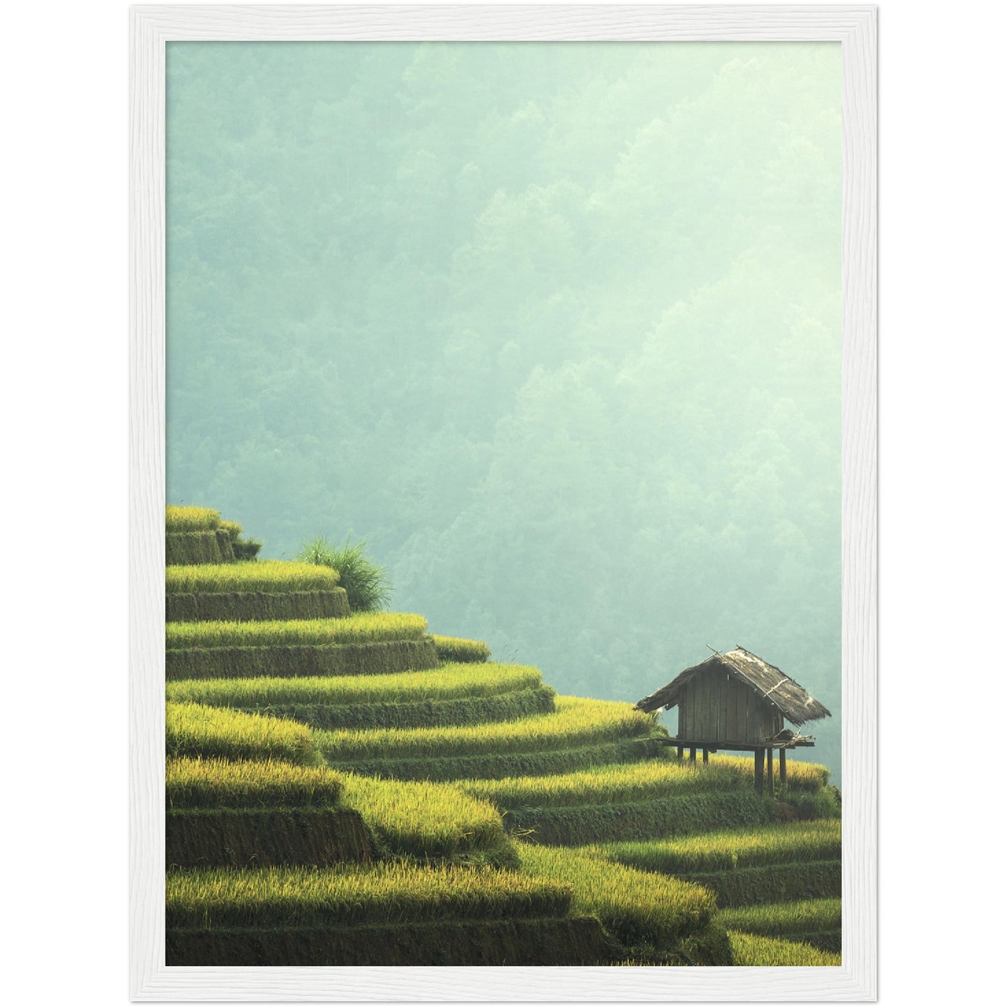 Rice Terrace Hut Print