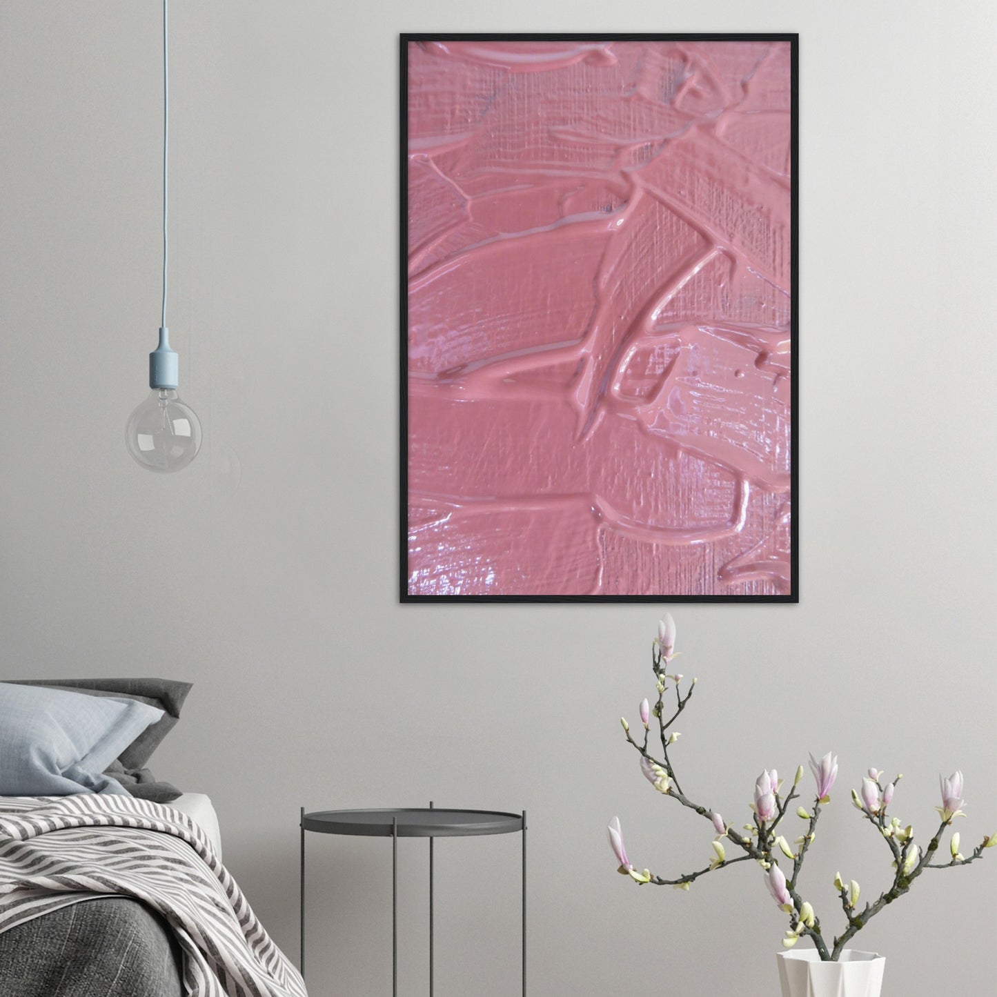 Pink Paint Print