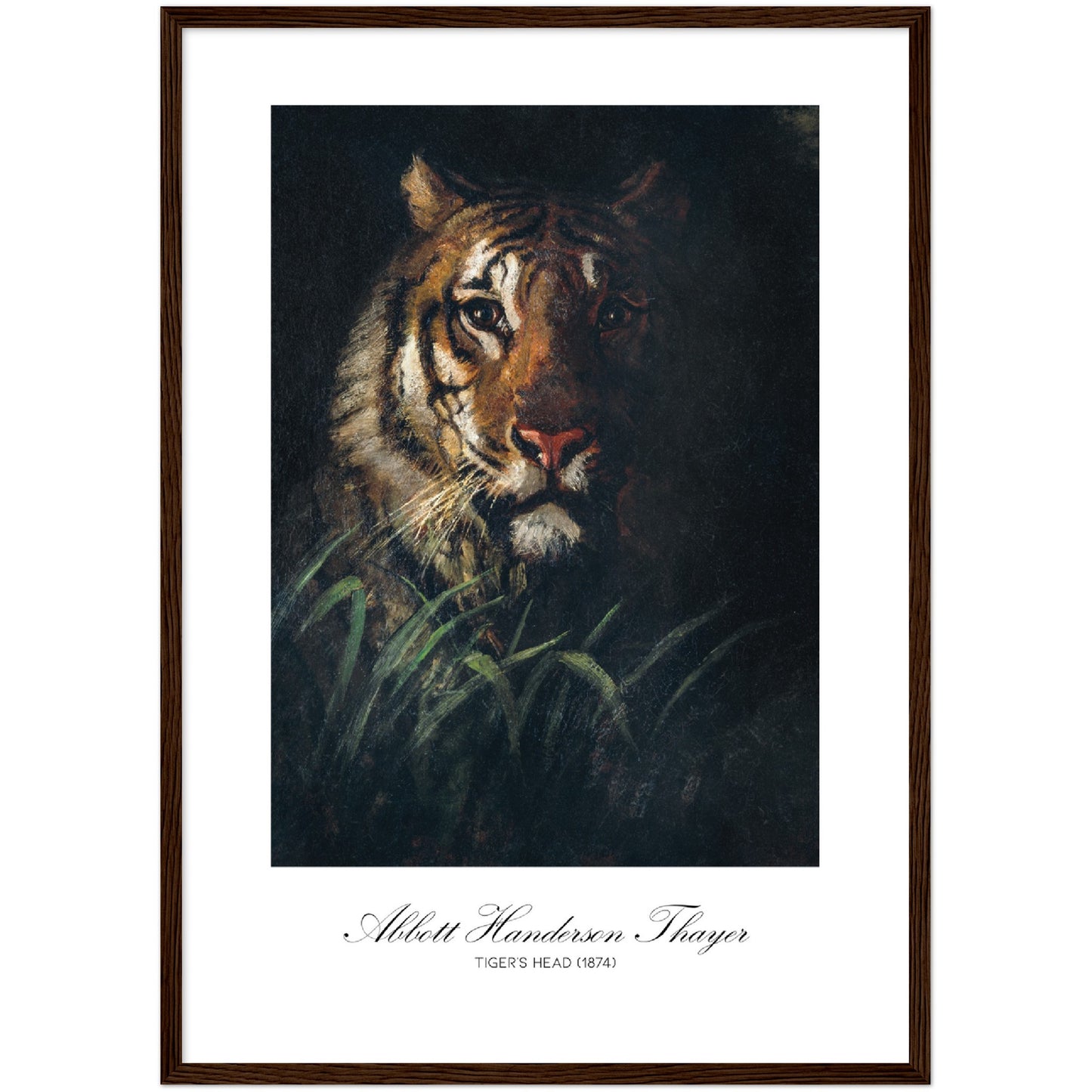 Tiger's Head Print