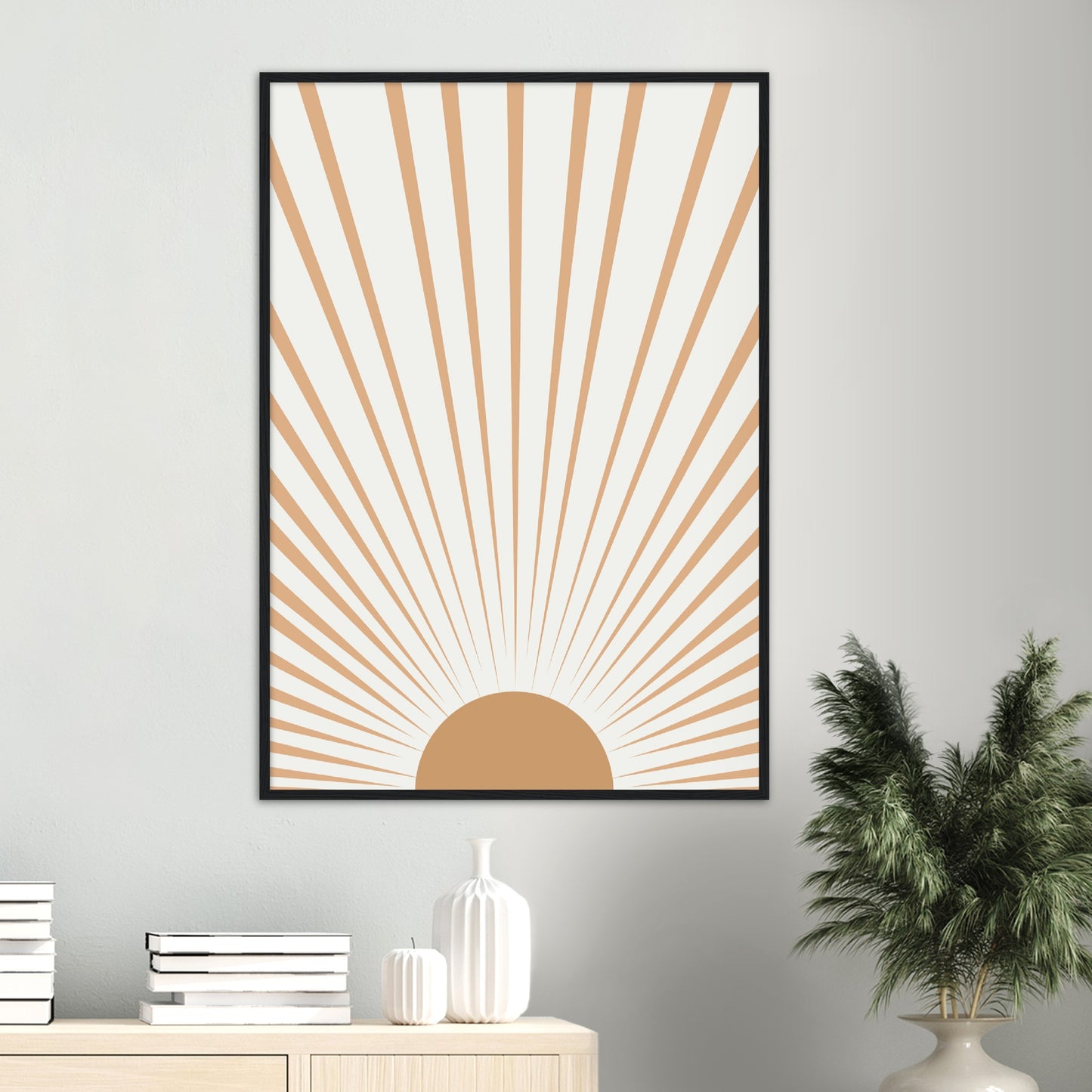 Modern Abstract Sunrise Print