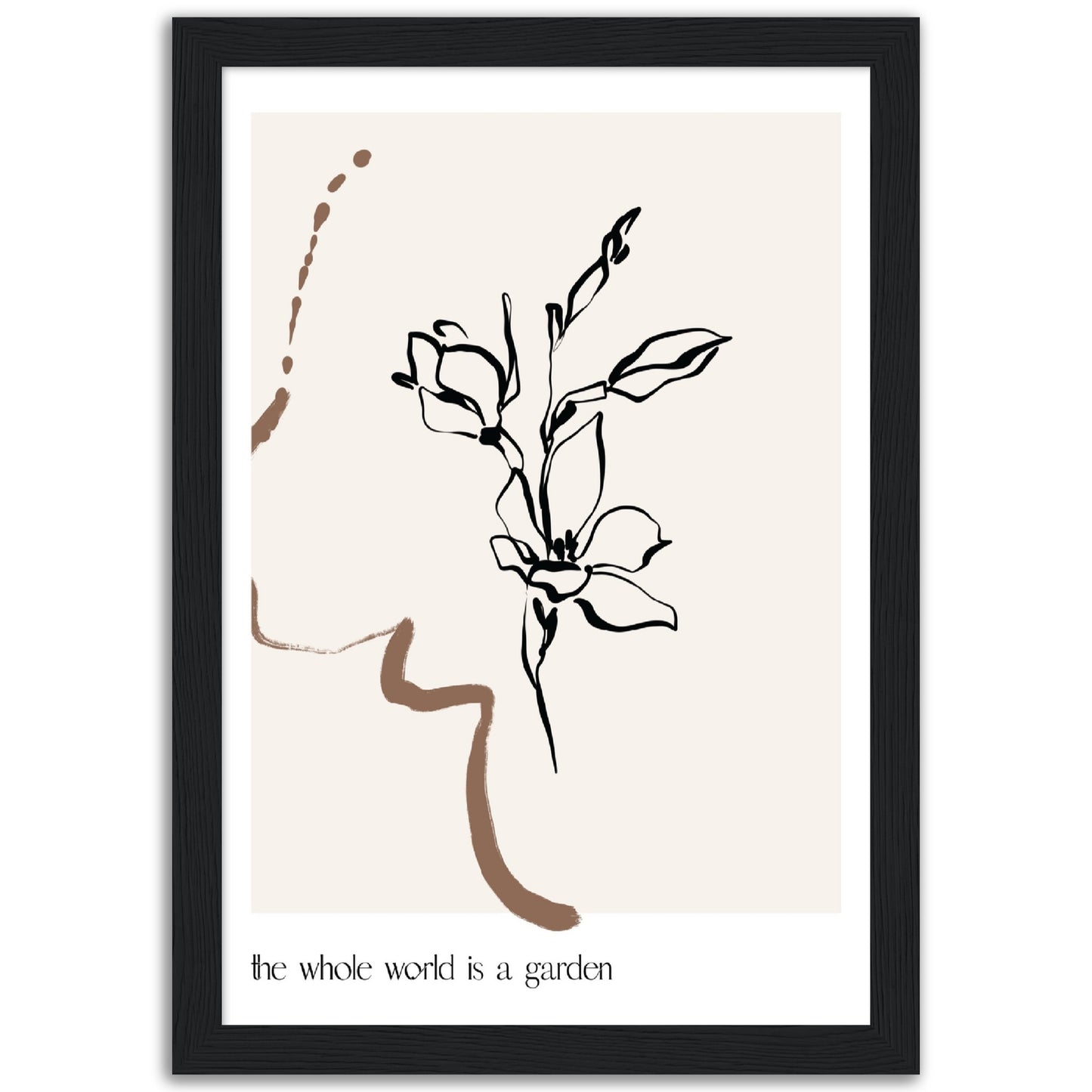 The World is a Garden Print, No5