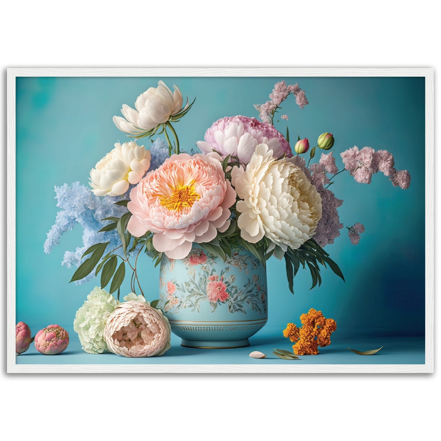 Vase with Flowers Print