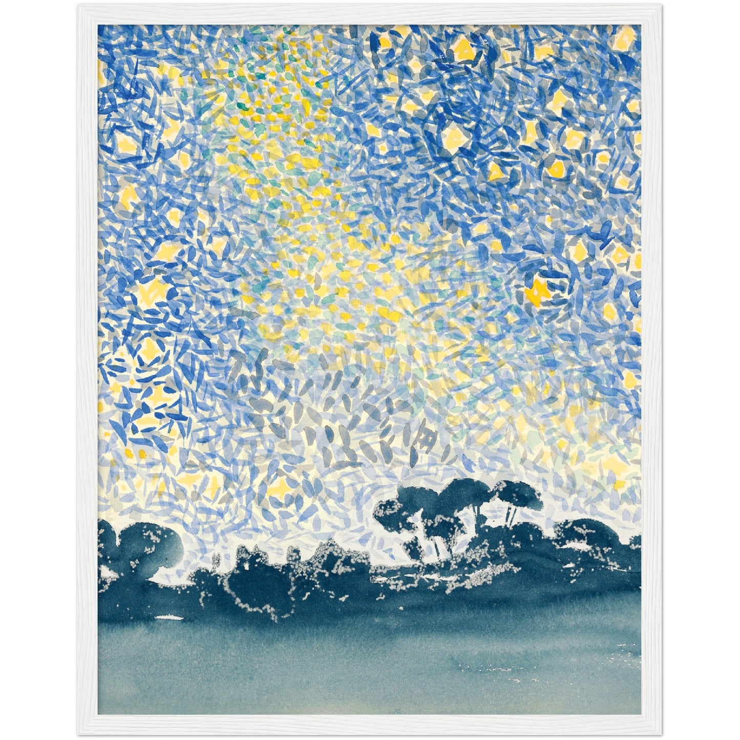 Landscape With Stars Print