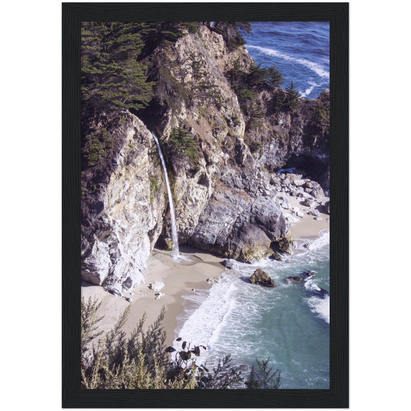 Beach Waterfall Print