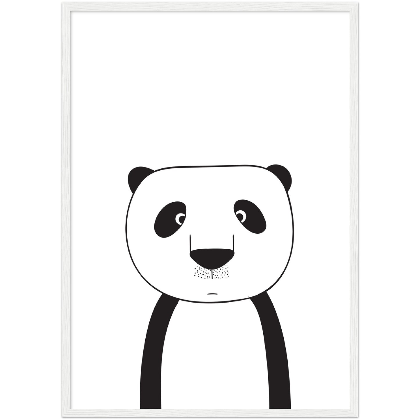 Panda Line Art Print