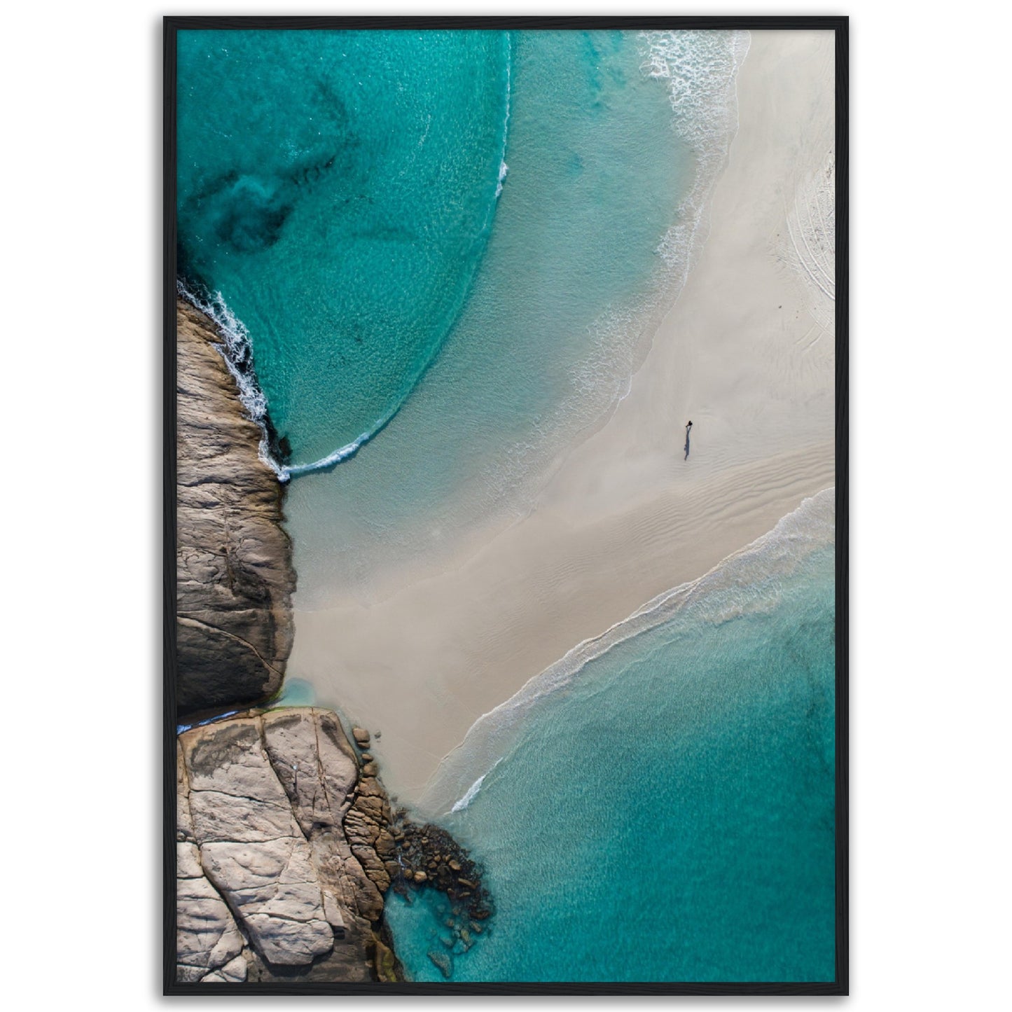 Between Two Beaches Print