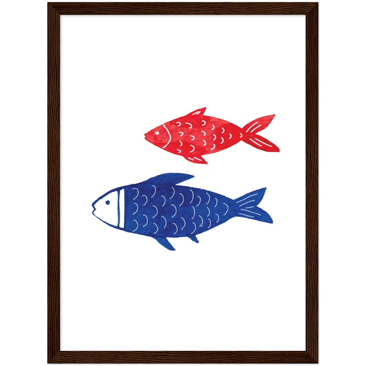 Two Fish Watercolour Print