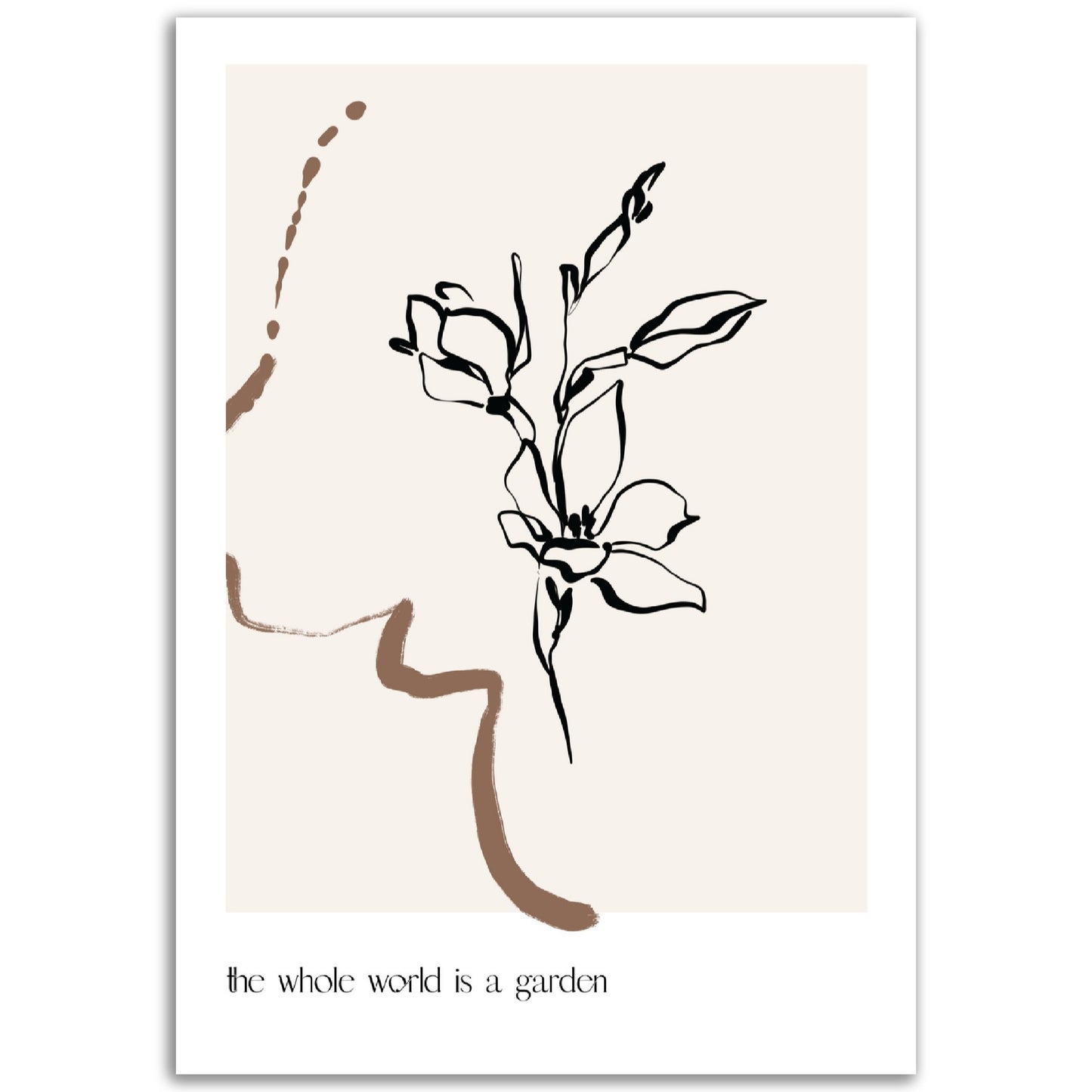 The World is a Garden Print, No5
