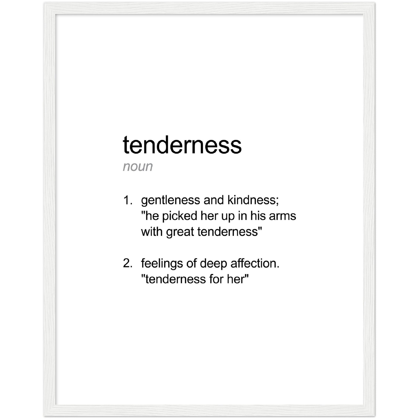 Tenderness Print