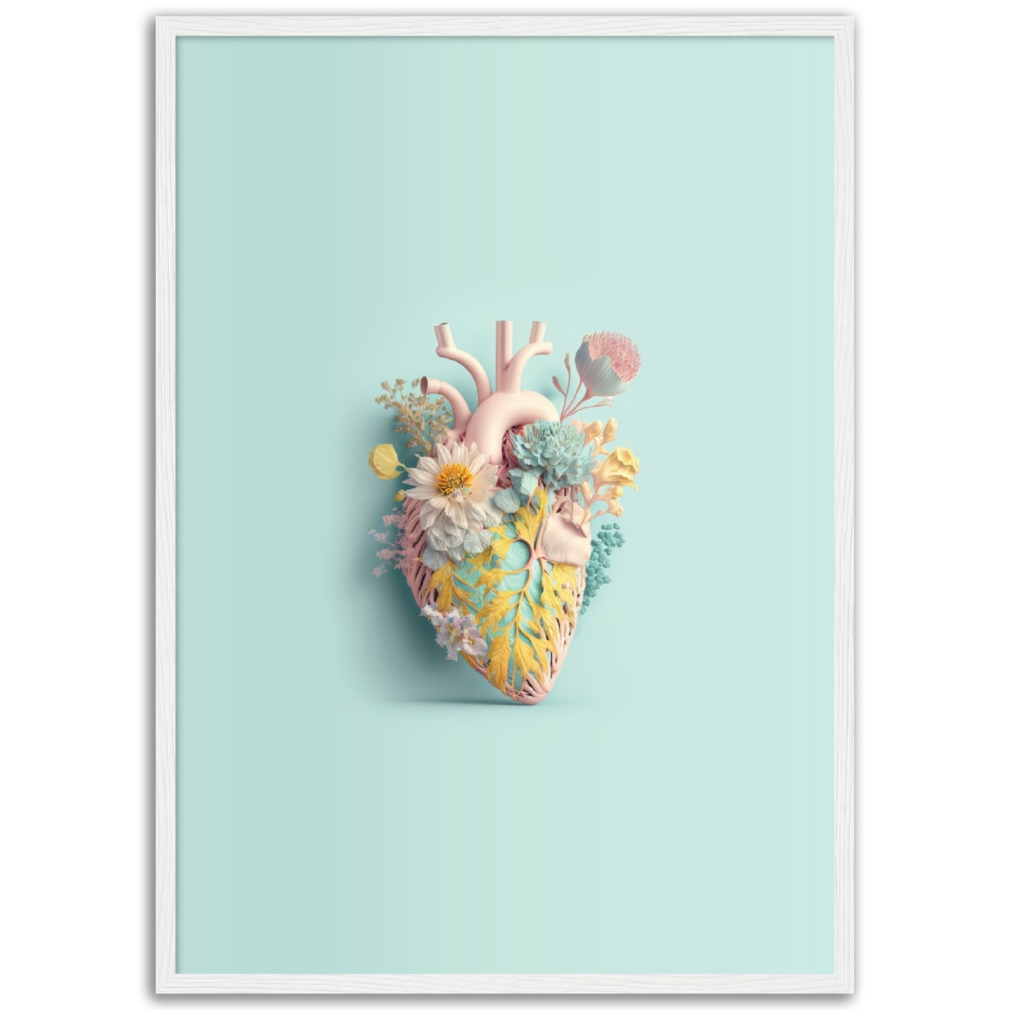 Flower Heart Print