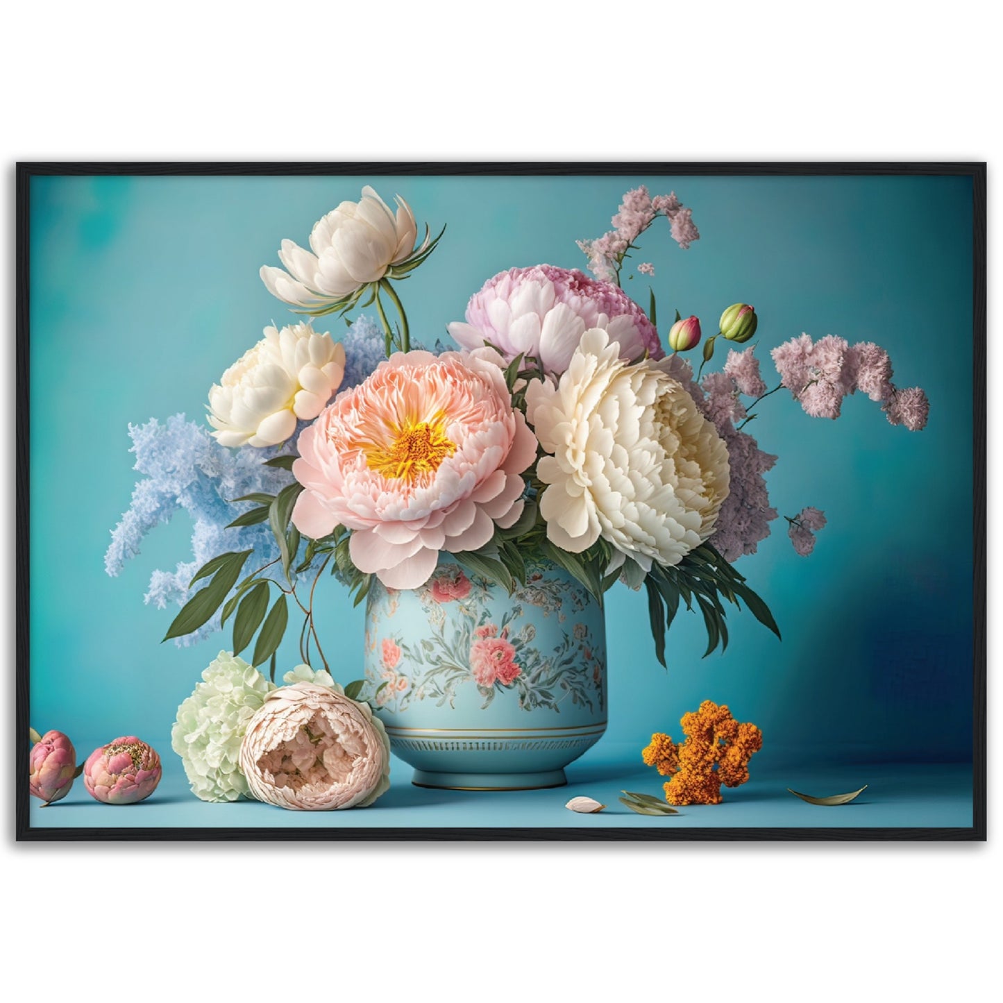 Vase with Flowers Print