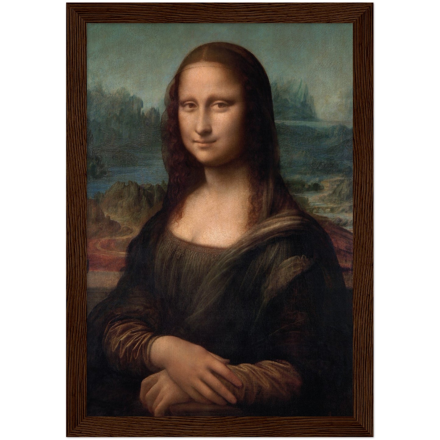 Portrait of Mona Lisa del Giocondo Print