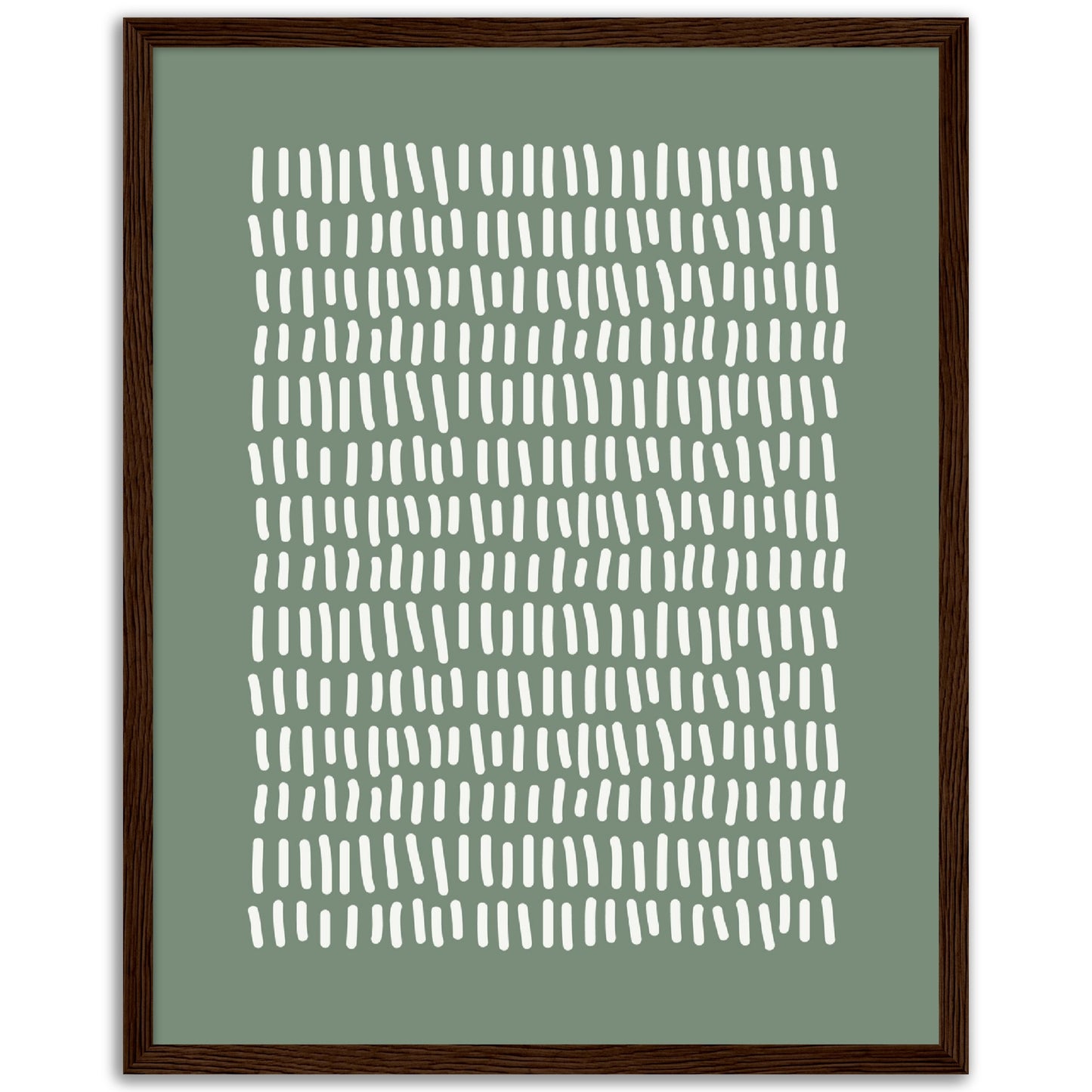 Pastel Green Stripe Pattern Print