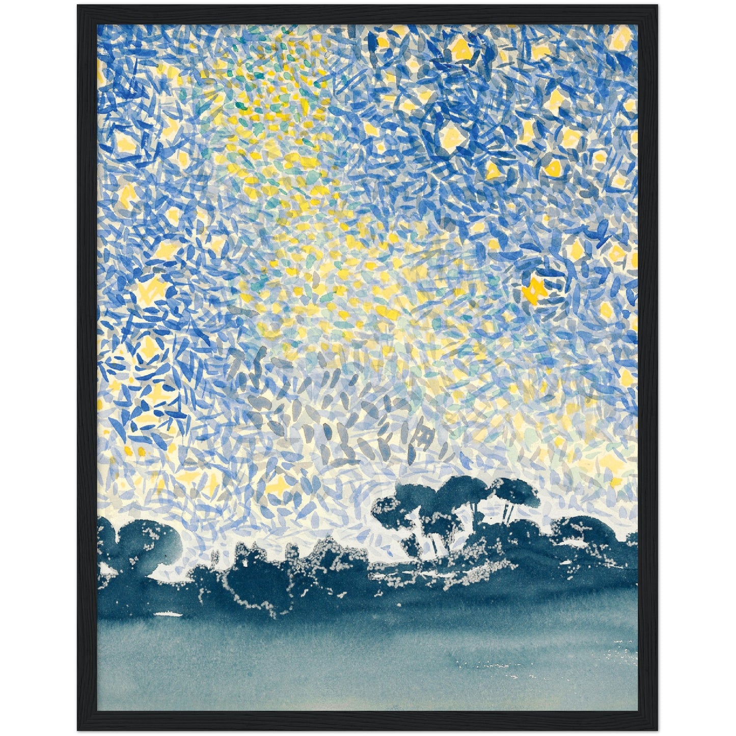 Landscape With Stars Print