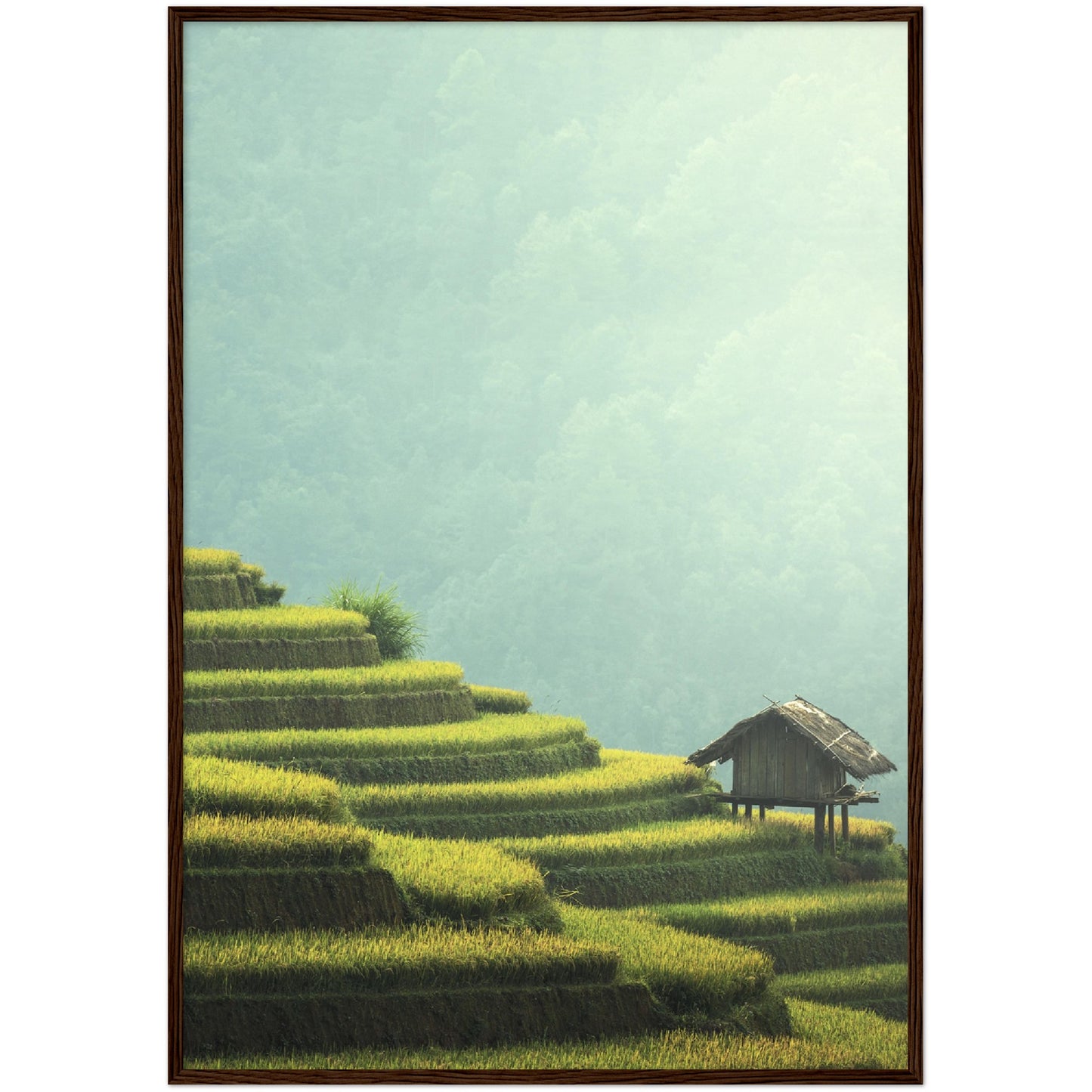Rice Terrace Hut Print